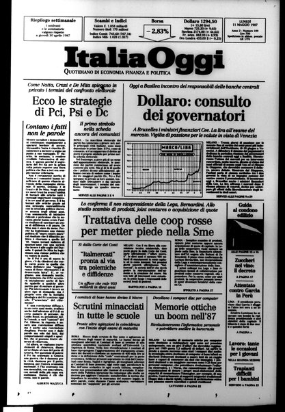 Italia oggi : quotidiano di economia finanza e politica